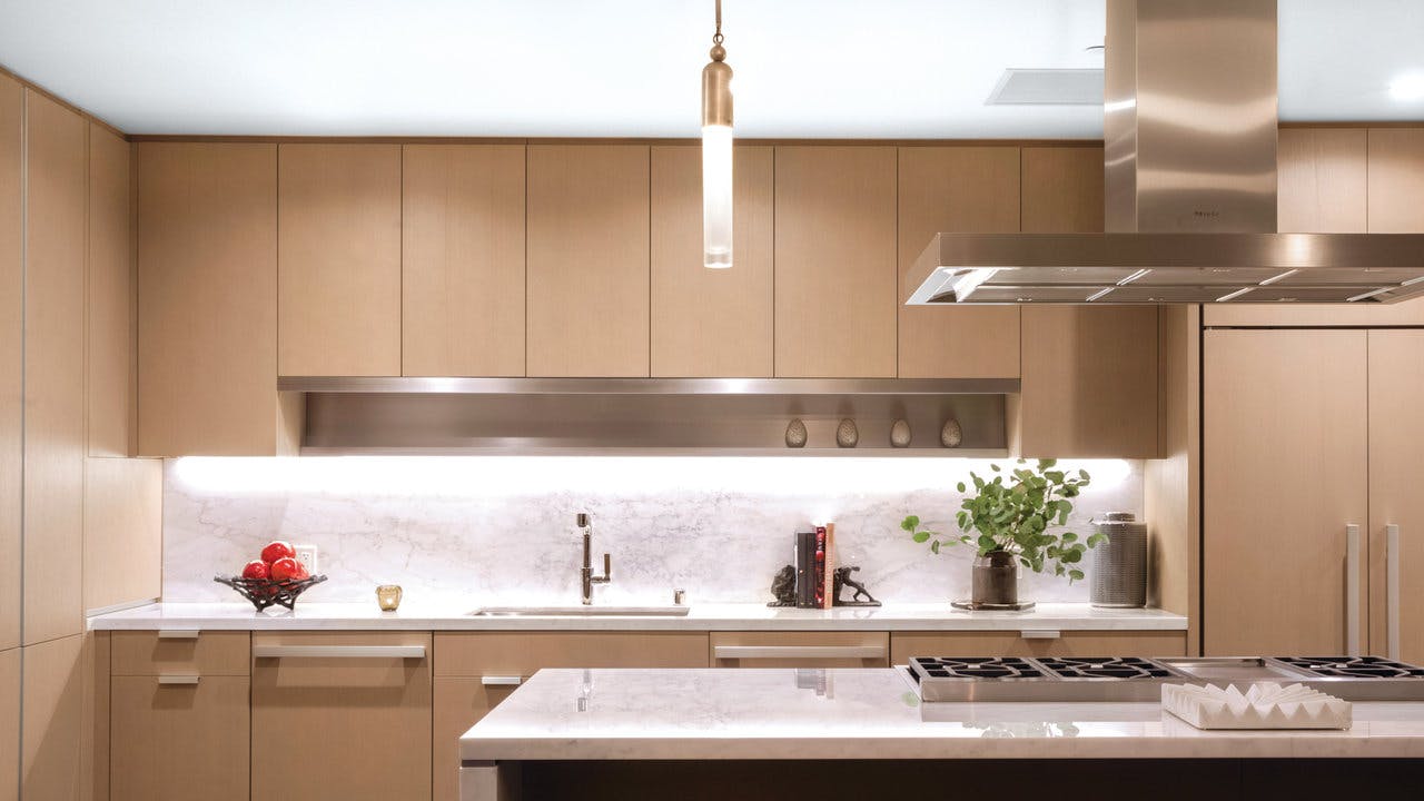 The lavish penthouse of the Avery is renown for its class and exquisite appearance, with a spacious kitchen that is perfect for cooking meals and making memories. Photo courtesy of The Avery website.