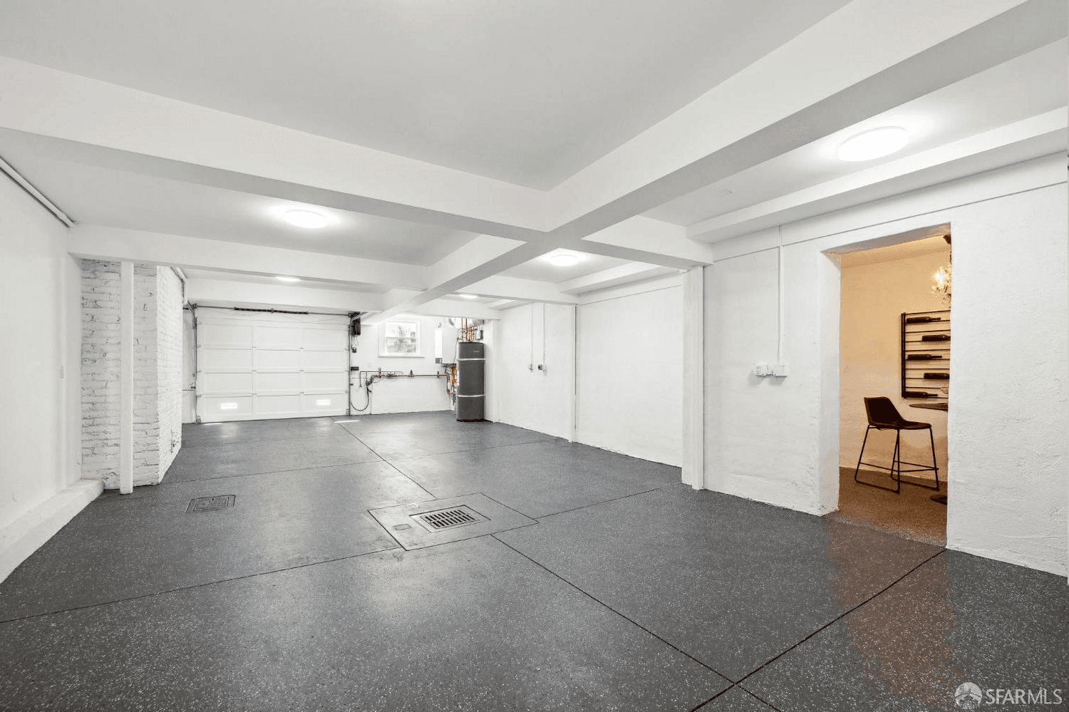 Pacific Heights mansion garage.