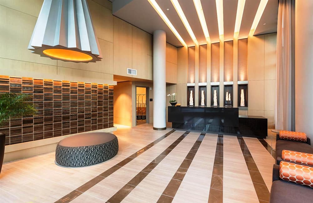 With two 16 floor towers, the Ardens speaks to values of elegance and class, with two lobby attendants, secure parking, and numerous amenities.