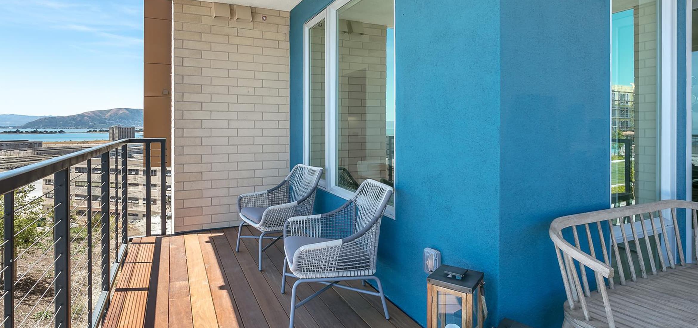 Select residences on the third and fourth floors have access to private terraces and balconies. 