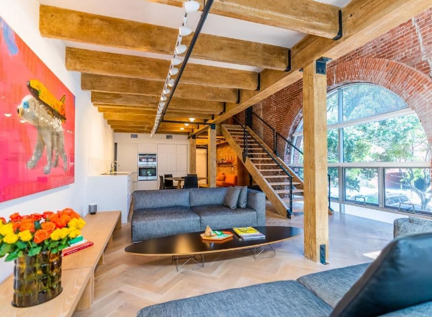 Built in 1867 and converted into work/living lofts in 1996, the Oriental Warehouse is designated as a historical landmark. 