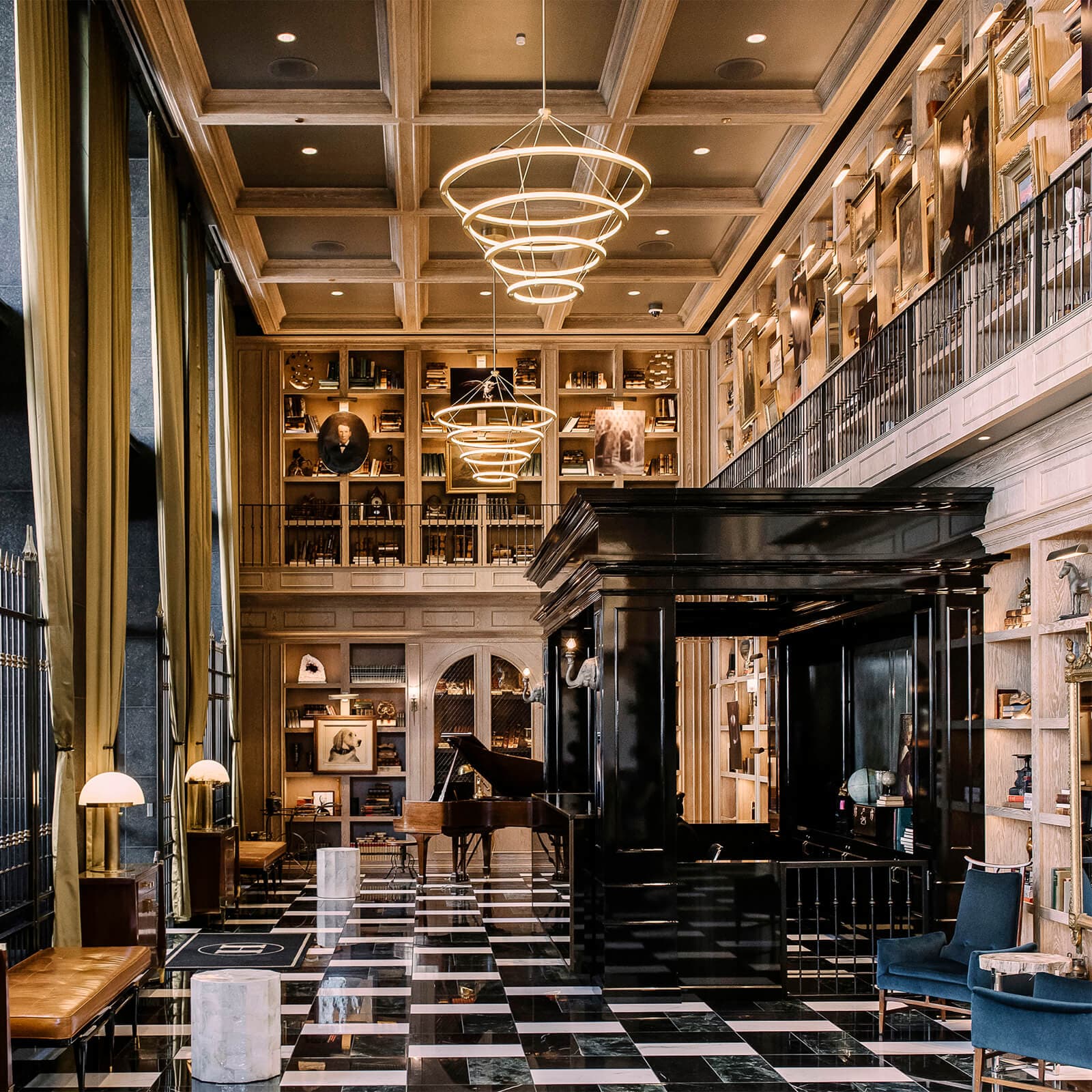 The Harrison is extravagant and grand, lending its opulent design to a lavish lifestyle and aesthetic. 