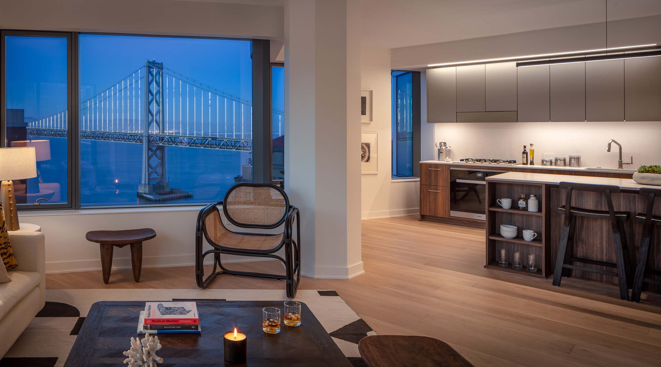 Due to the large windows and spacious concepts, residences in MIRA feel breathable and grand. Photo courtesy of the MIRA website.