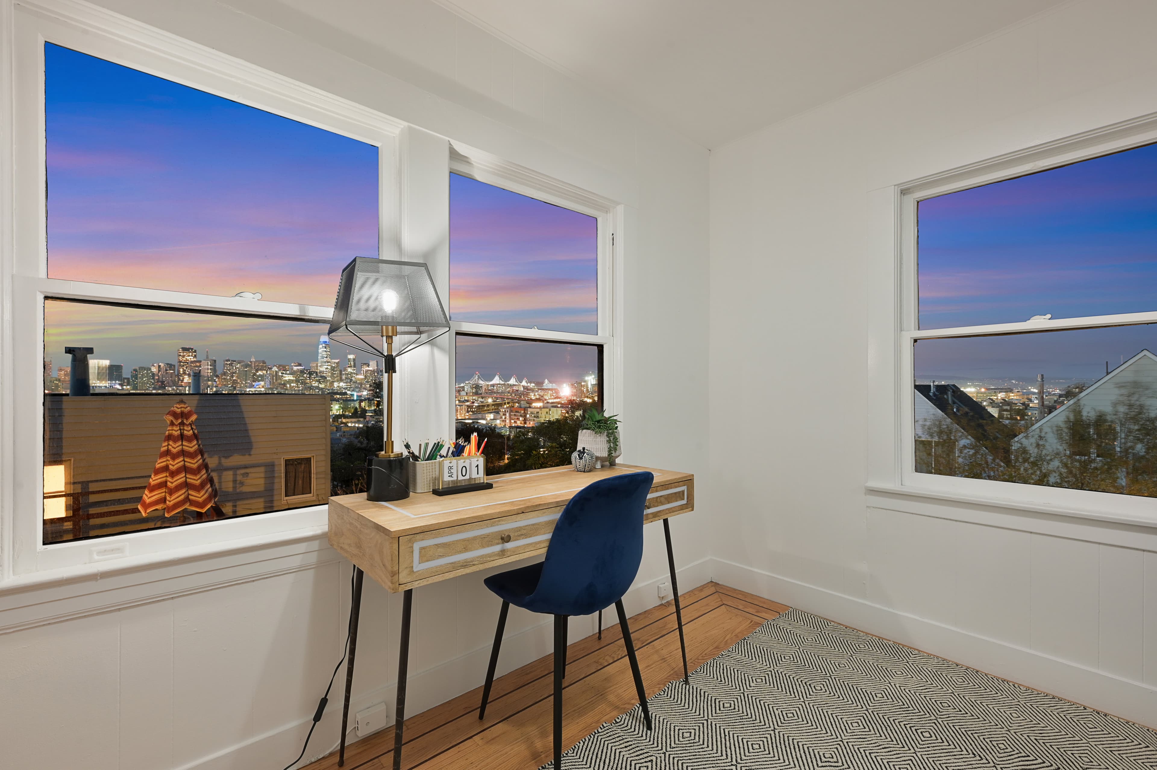 SF skyline views from office 567 Kansas in Potrero Hill