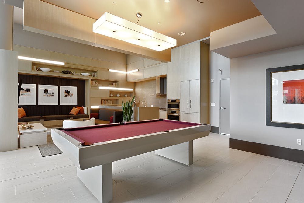 One enjoyable amenities available to residents of Arden is a social lounge with an entertainment kitchen as well as billiards. 