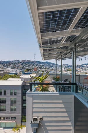 Each residence has a balcony and specific units have solar shades as well.